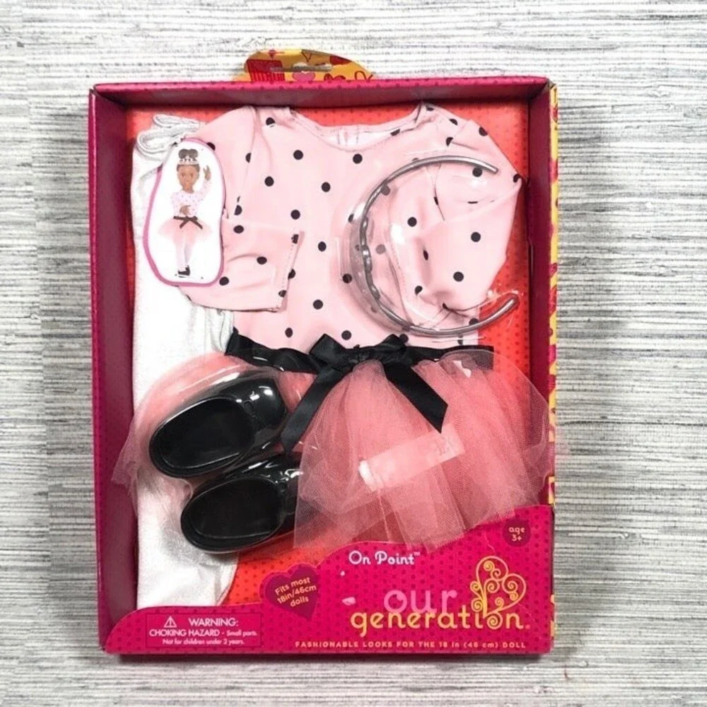 Our Generation On Point Ballet Ballerina Outfit for 18 Inch Dolls New